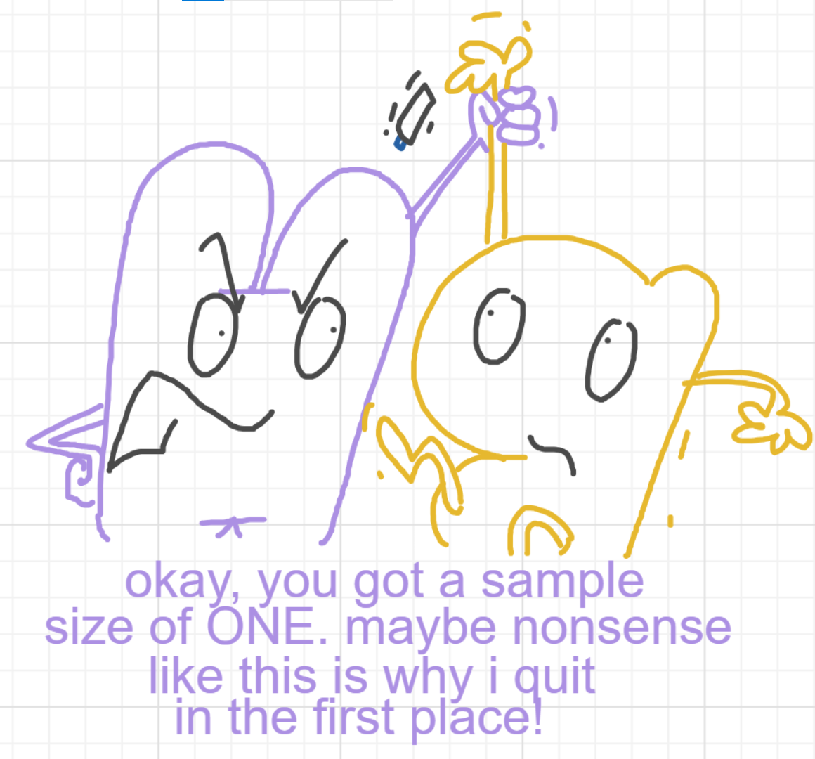 A panel from I've Been Everywhere, Man, episode nine of the Board Boards object show by Furretwalk/WalkingFurret.